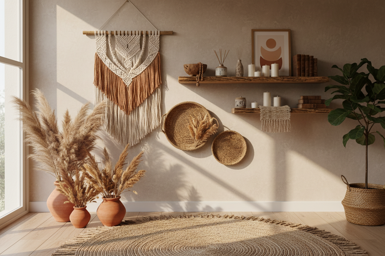 Boho Wall & Shelf Décor